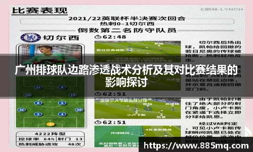 广州排球队边路渗透战术分析及其对比赛结果的影响探讨